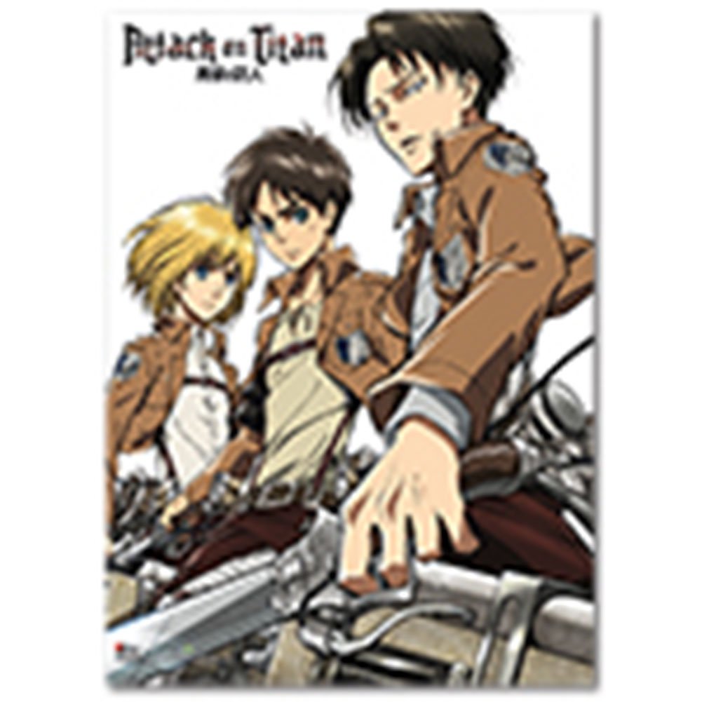 Amazon.com: Attack On Titan - Key Art 18' Wallscroll: Posters & Prints